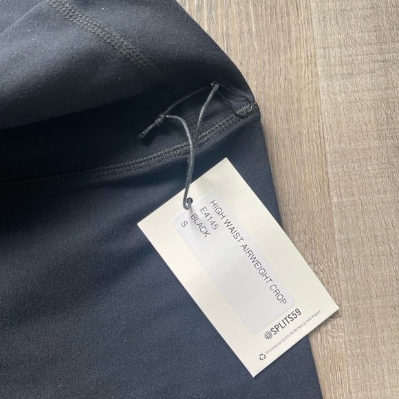 NWT Splits59 black cropped high rise leggings - Picture 3 of 5